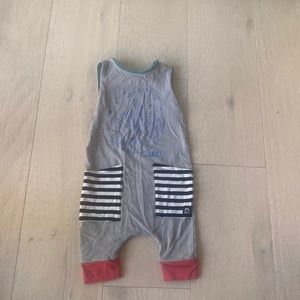 Rags to Raches boy romper 12-18 months